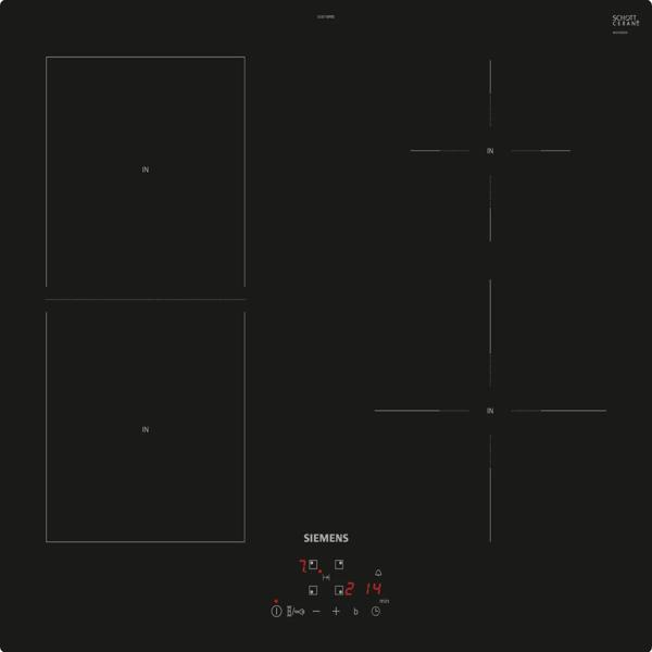 SIEMENS Flex-Induktions-Kochfeld EE611BPB5E