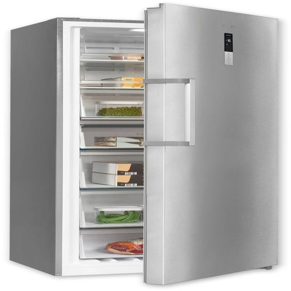 EXQUISIT Gefrierschrank GS380-NF-H-050E inoxlook