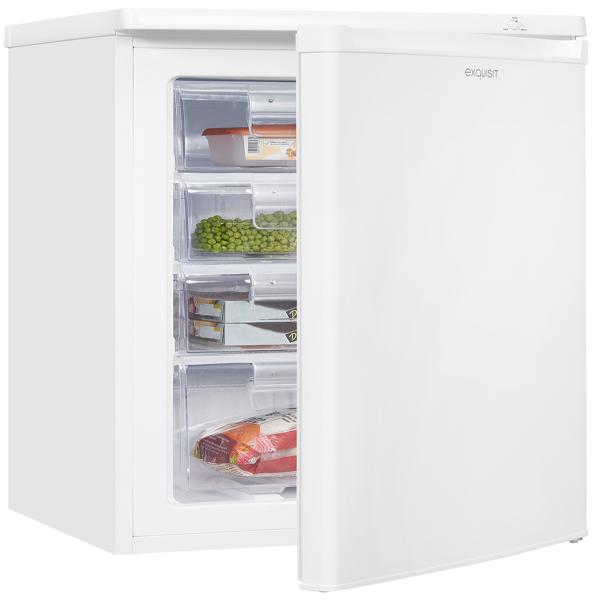 EXQUISIT Gefrierschrank GS80-040E weiss