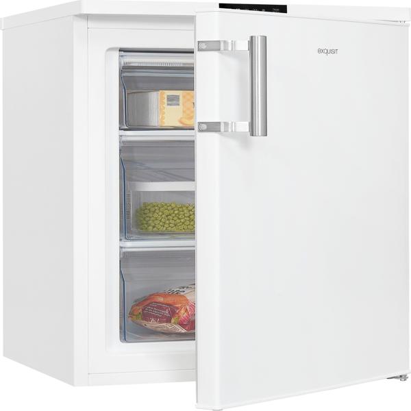 EXQUISIT Gefrierschrank GS81-HE-010D weiss
