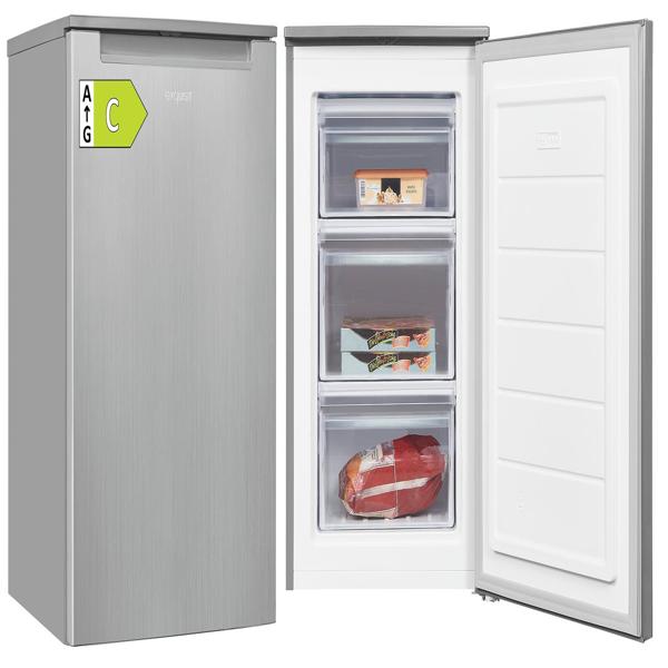 EXQUISIT Gefrierschrank GS1081-040C inoxlook