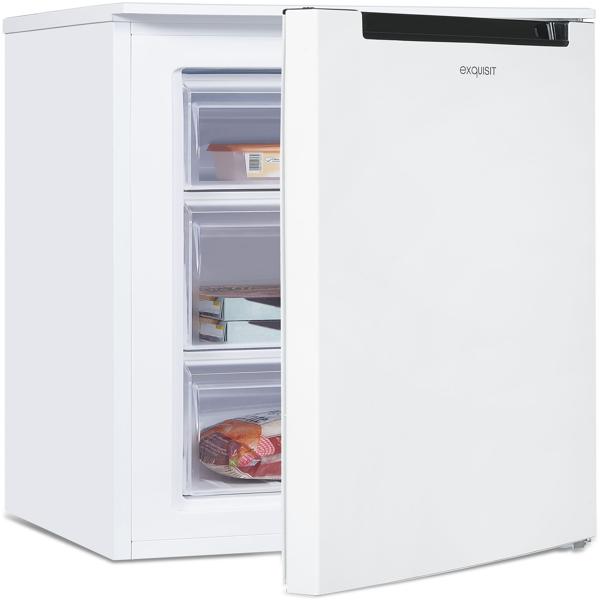 EXQUISIT Gefrierschrank GS81-040C weiss