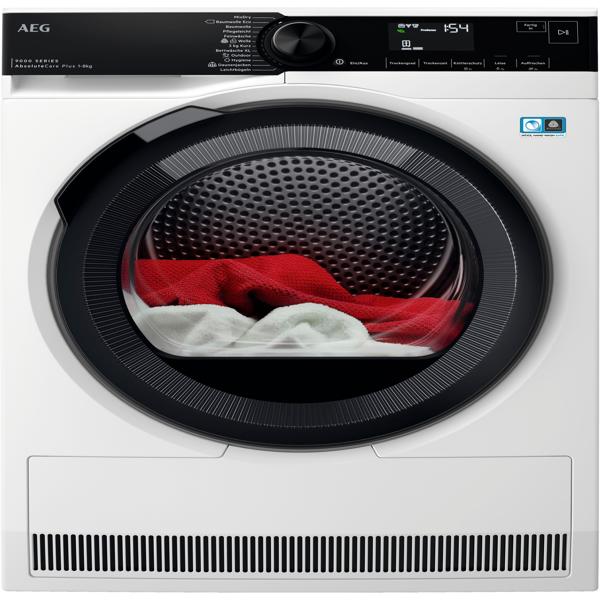AEG Wärmepumpentrockner Serie 9000 TR9T75680, 3D-Scan-Restfeuchteermittlung, trocknet Wolle und Seide