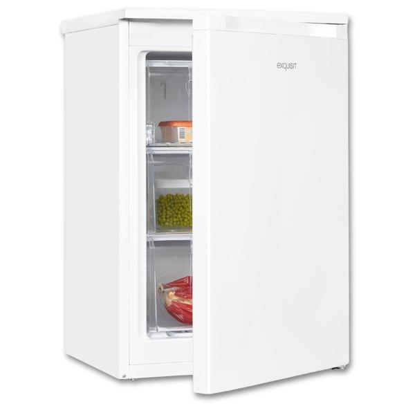 EXQUISIT Gefrierschrank GS81-050C weiss